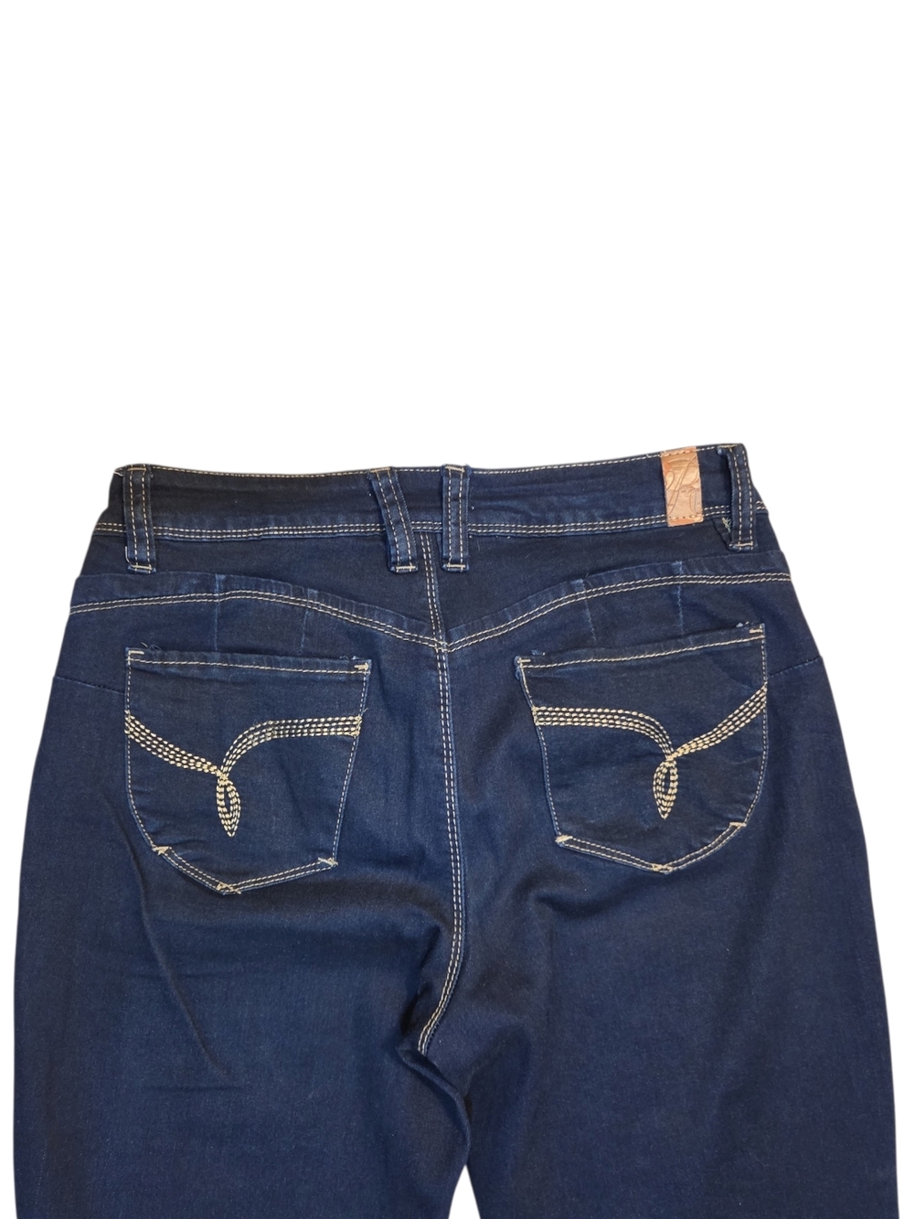 Women's Skinny Jeans in Deep Indigo - Picture 3 of 14